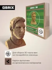 QBRİX Картонный 3D конструктор Лтонель Месси