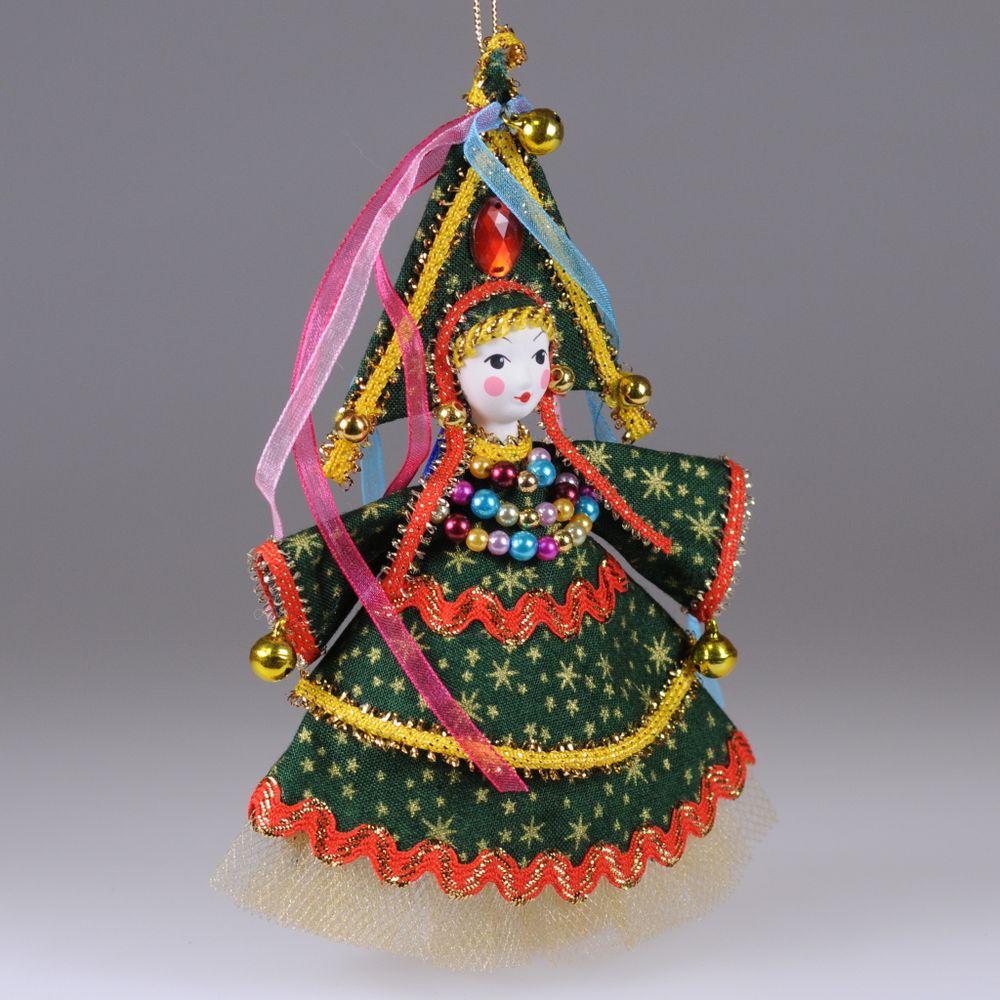 Малая подвесная кукла Ёлочка