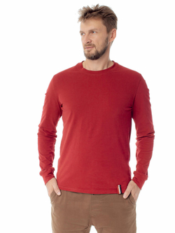 Лонгслив бордовый мужской / футболка с рукавами