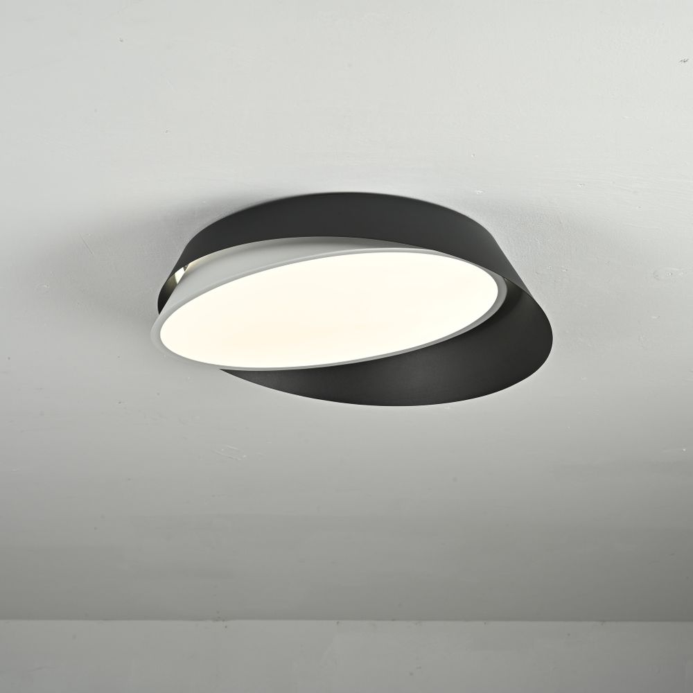 Потолочный Светильник Shell D40 White Black By Imperiumloft