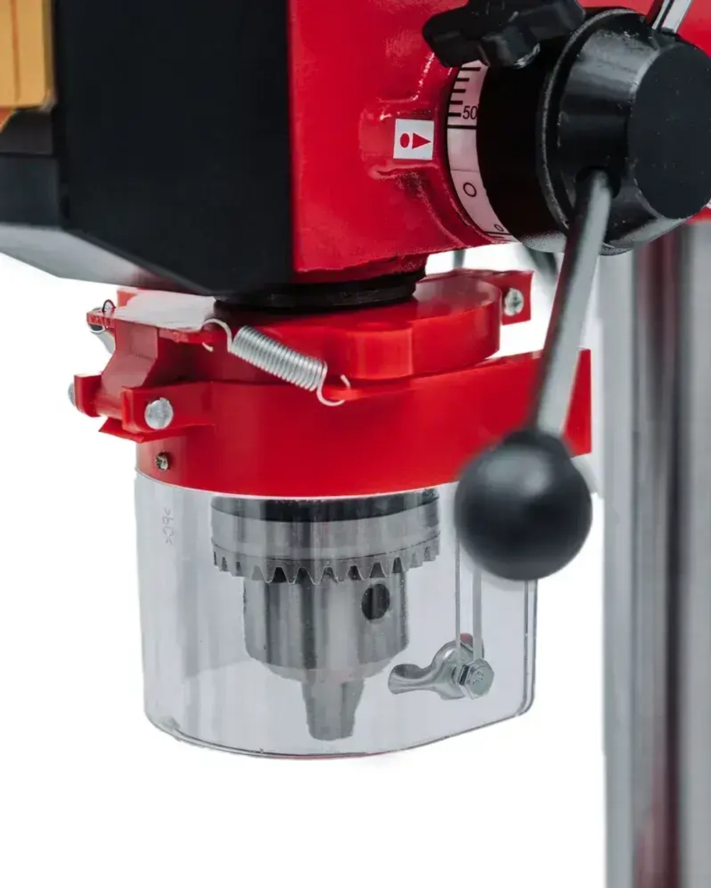 Стационарный (настольный) сверлильный станок Number One NBM 750S (220В/750Вт/9 скоростей/D16 мм) с тисками