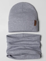 Шапка для мальчика осенняя со снудом