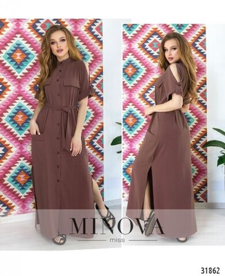 Платье 1138-марсала Minova Фото 1