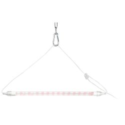 Светильник для растений, фитолампа светодиодная линейная ЭРА FITO-9W-Rа90-Т8+FITO-Holder IP65 2хG13 с выключателем, 1.5м