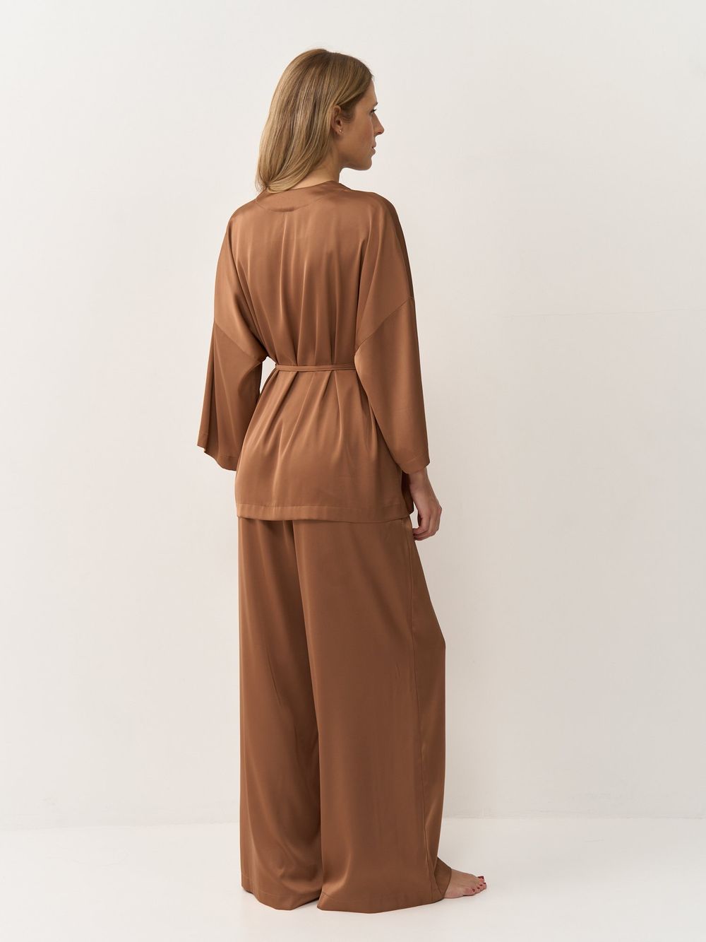 Комплект в пижамном стиле "Карамель" женский