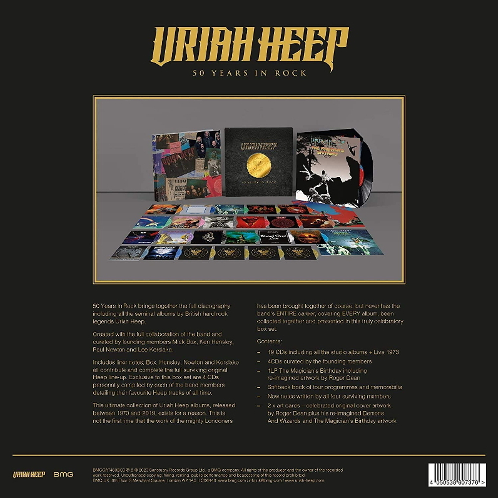 Uriah Heep / 50 Years In Rock (23CD+LP)