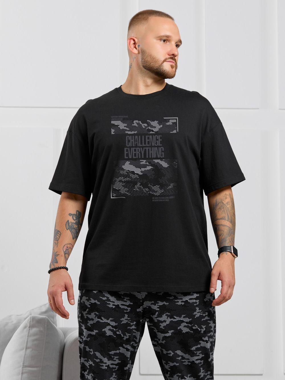 Костюм мужской Экипаж-3 Виотекс ЧЁРНЫЙ