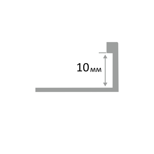 ЛПХ 10мм "DO-1" 2,7м ХРОМ Г-об. латунь