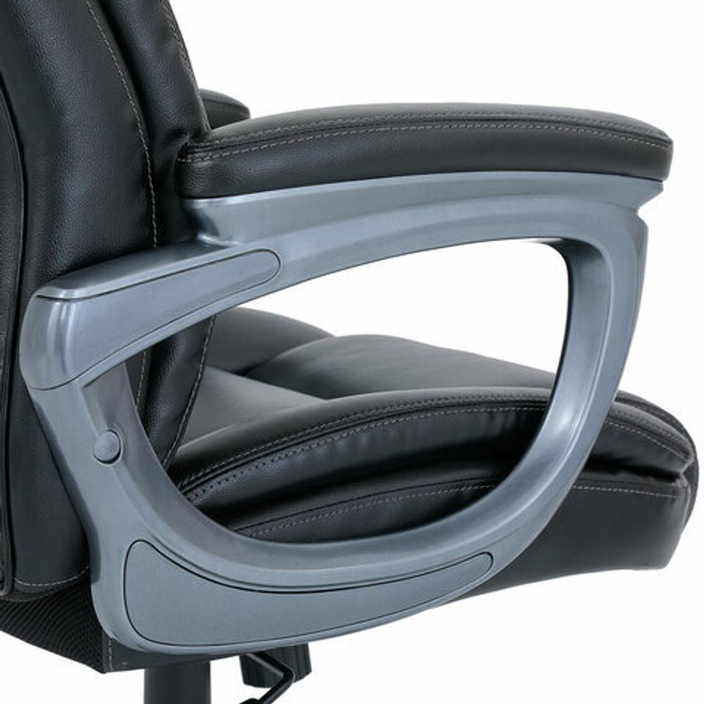 Кресло BRABIX PREMIUM "Gladiator EX-552", натуральная кожа, черное, 532939