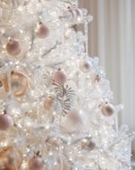 Искусственная белая елка «Жемчужная» (пвх) 150 см / 1.5 м