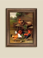 Картина интерьерная на холсте в раме 25*31 см