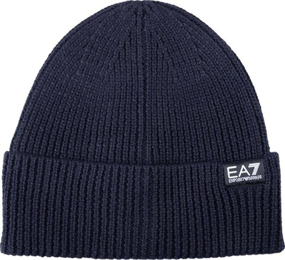 Шапка зимняя EA7 Moutain Core Beanie - Blue