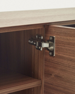 Vedrana Тумба под ТВ из орехового шпона со стальными ножками 195 x 55 см