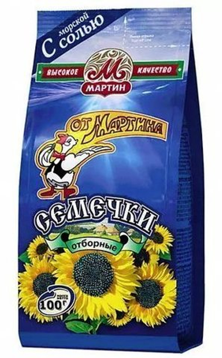 Семечки "От Мартина" отборные 100г. С морской солью