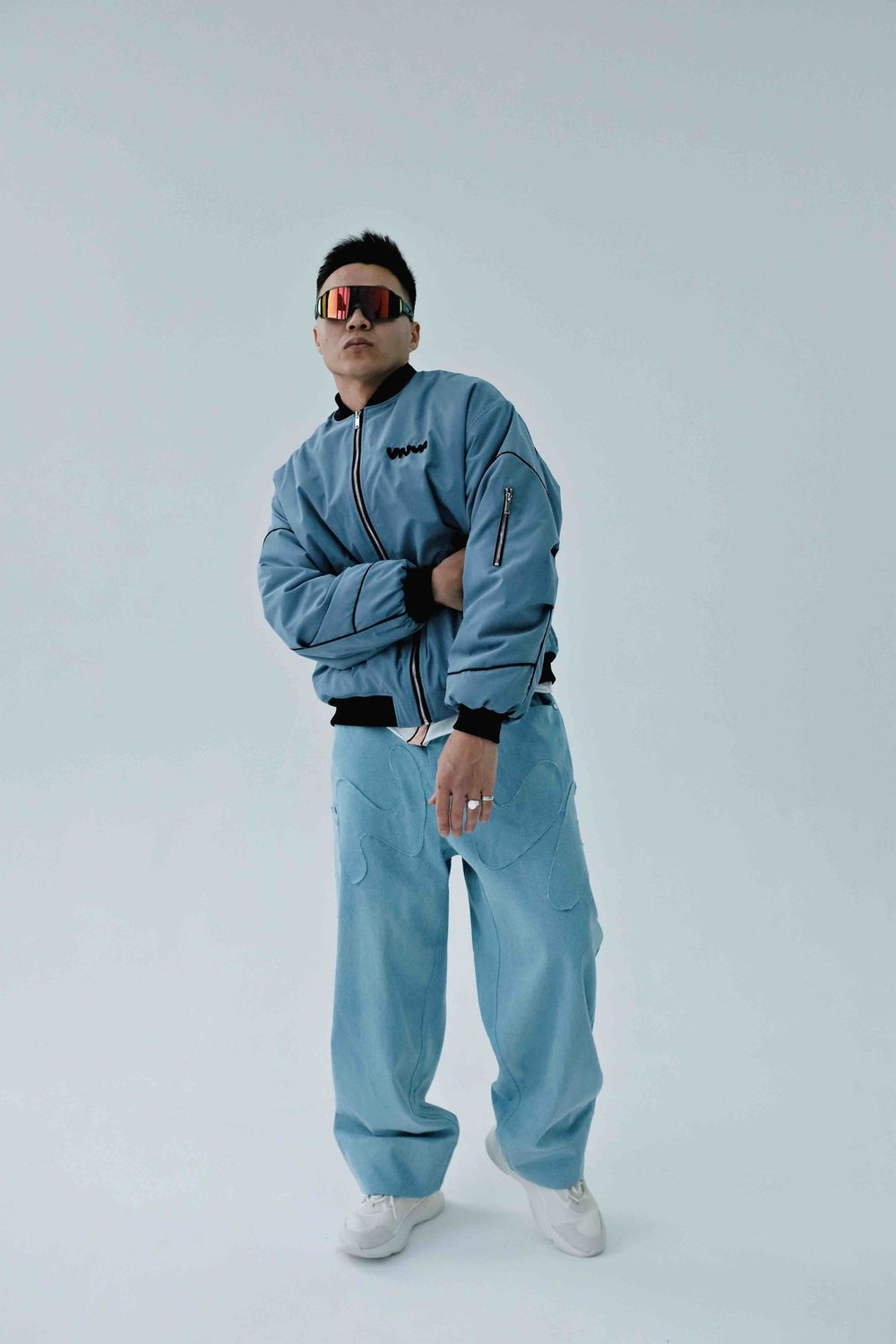 Бомбер VNVA синий