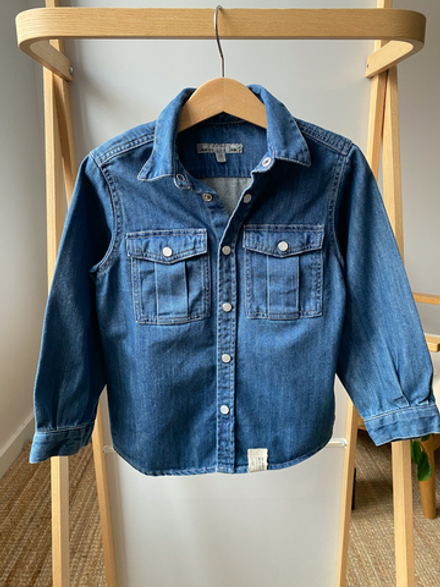 Джинсовая рубашка Bonpoint, 104