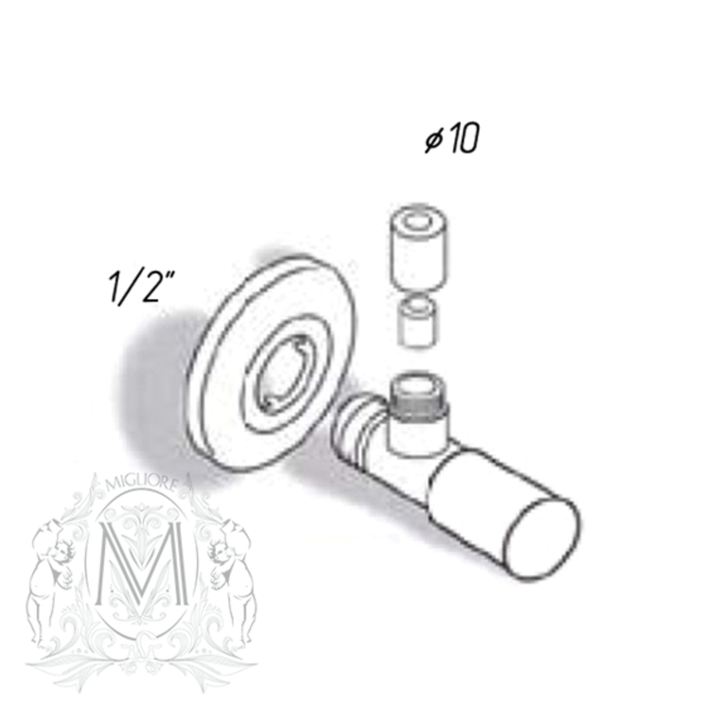 Угловой кран Migliore Minimal 17994 хром