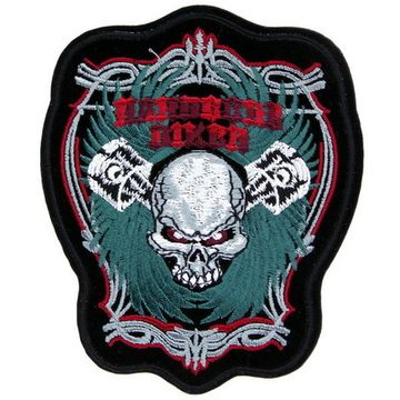 Нашивка Череп с поршнями