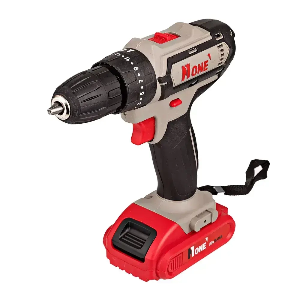 Шуруповерт аккумуляторный 24 предмета в комплекте 20V, 2,0Ah, 2акк, 32Hm Number One RCD20/2.0-C-PROMO