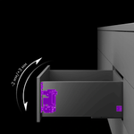 LineBox NL=550, H=88 низкий, графит AQ