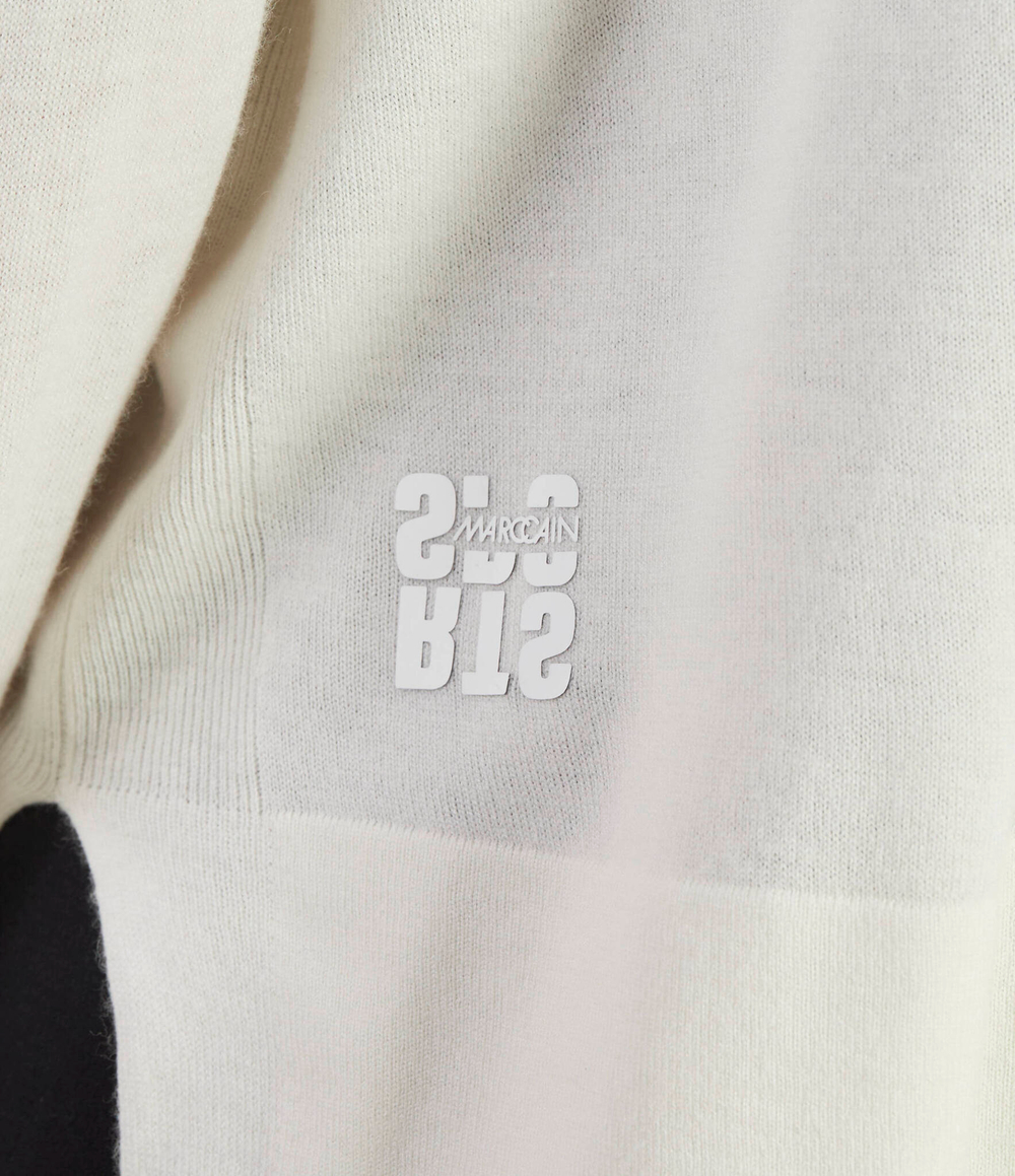 Хлопковый кардиган Marc Cain - кремовый (WS 39.06 M80)