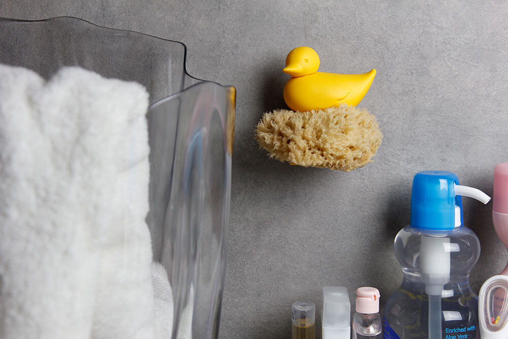 Держатель для губки duck, желтый