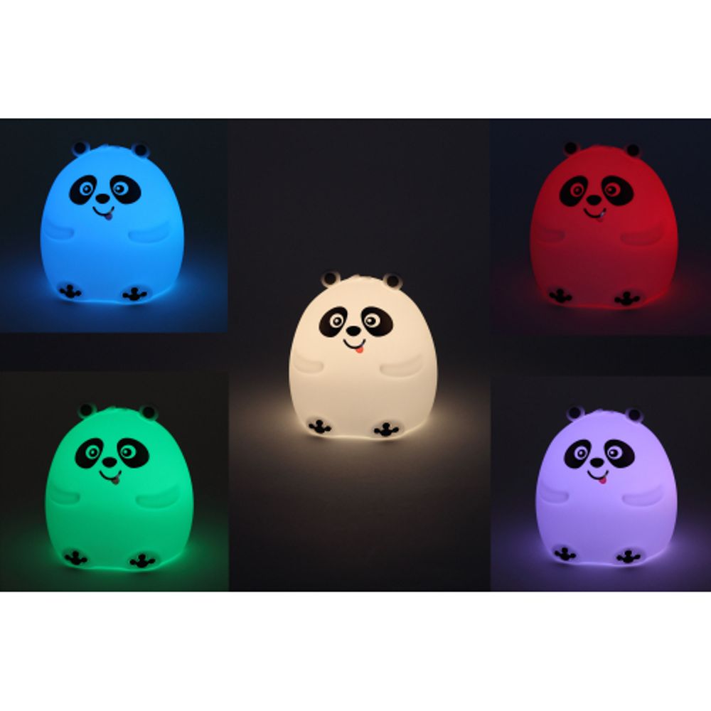 Ночник - светильник светодиодный ЭРА NLED-417-2W-W аккумуляторный мягкий силиконовый белый