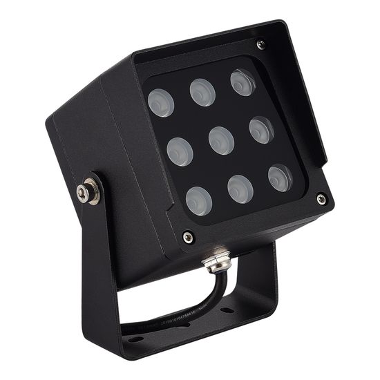 SL9520.415.01 Светильник уличный наземный ST-Luce черный/черный LED 1*18W 3000K/4000K/6500K GLARE