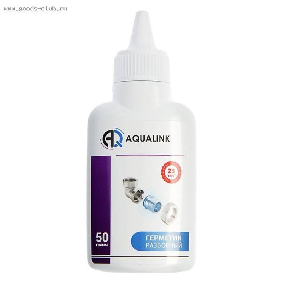 Анаэробный клей-герметик AQUALINK "Разборный" 50г