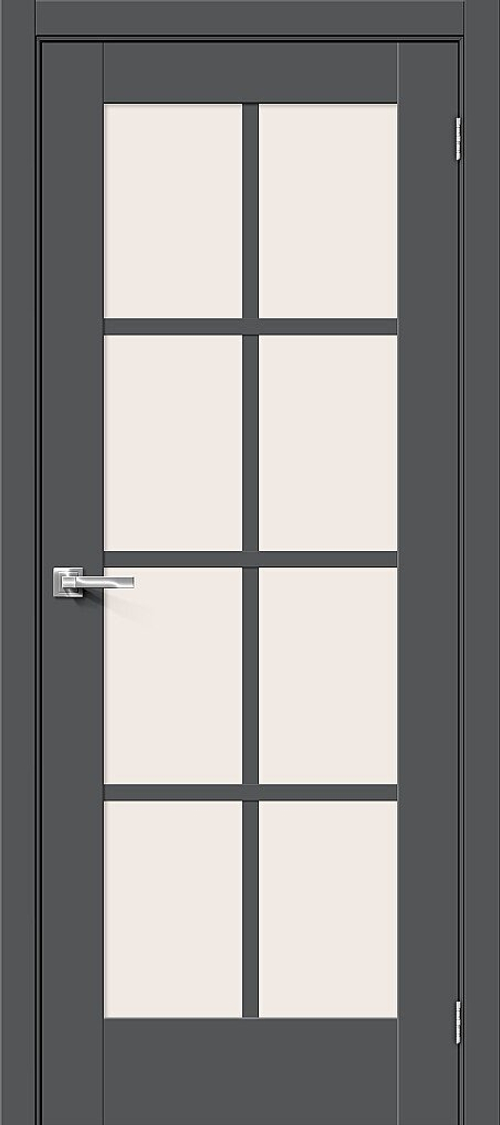 Межкомнатная дверь Прима-11.1 Stormy Silk / Двери Браво