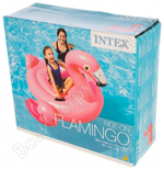 Плотик Intex "Большой Фламинго" 142х137х97см, 57558 с насосом