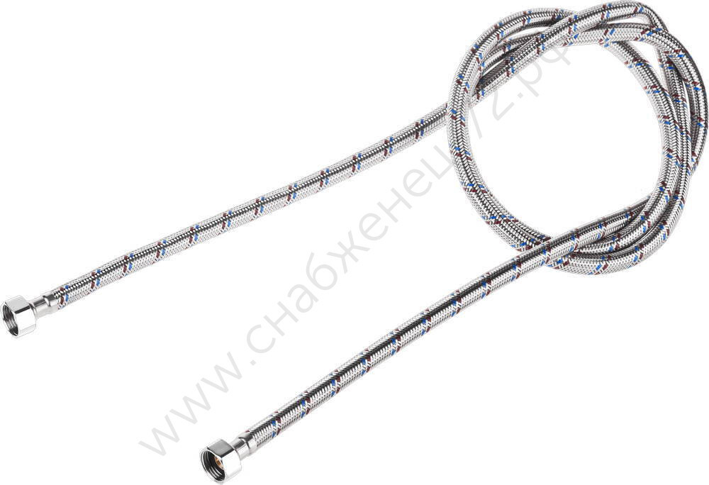 STAYER 1/2″, 2 м, гайка-гайка, Гибкая подводка для воды (51015-G/G-200)