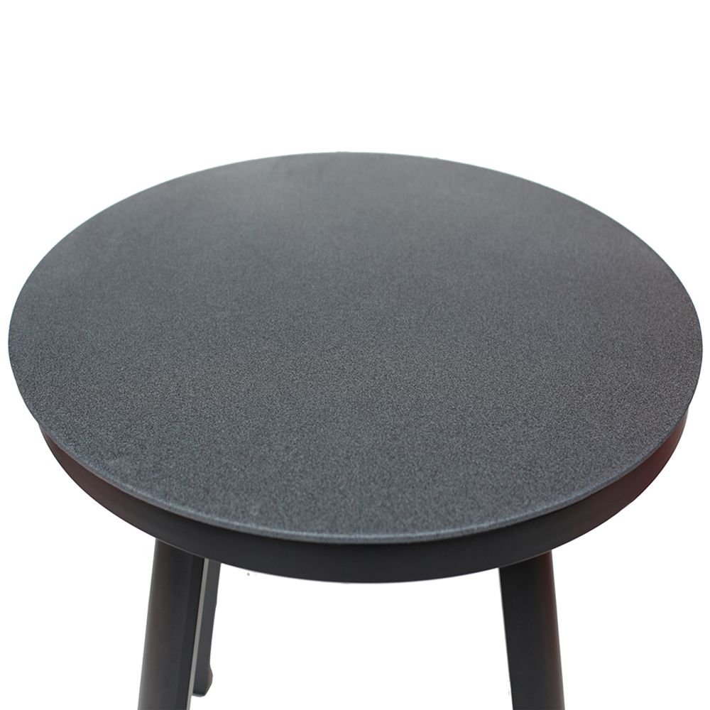 Стол обеденный Leif, 90 см, темно-серый