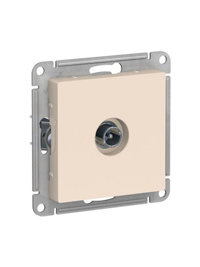 Розетка телевизионная проходная TV AtlasDesign 4дБ механизм беж. SE ATN000292