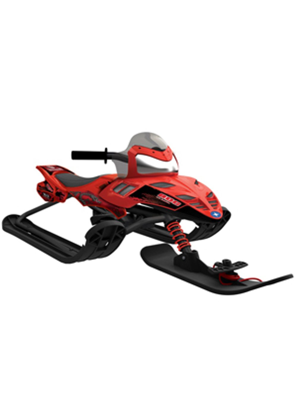 Снегокат Snow Moto Polyaris Dragon Red, цвет красный