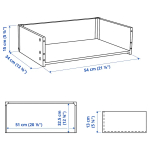 Выдвижная рама - IKEA BESTÅ/BESTA/БЕСТА/БЕСТО ИКЕА, 60x15x40 см, коричневый