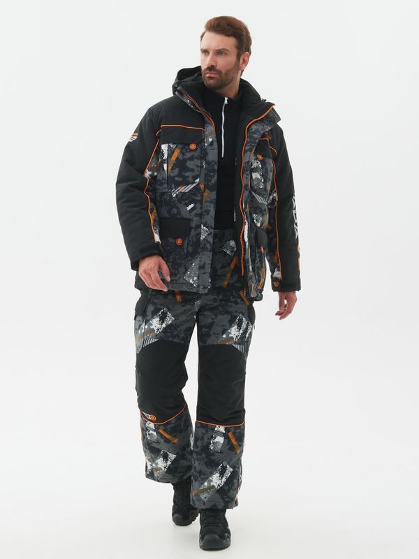 Костюм зимний Канада V-2 ткань Исландия цвет КМФ192/Черный