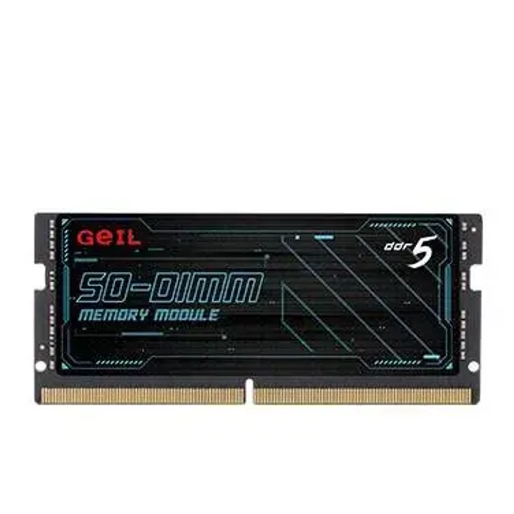 Оперативная память для ноутбука 16GB GEIL 4800MHz DDR5 SO-DIMM PC5-38400 40-40-40-77 1.1V GS516GB4800C40S Bulk