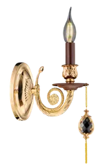 B7107/1W FG+BRN (1/10) Бра Veneto Luce