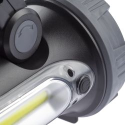 Светодиодный фонарь ЭРА PA-703 прожекторный аккумуляторный IP65 поворотная рукоять с раскладными подставками | Прожекторные фонари