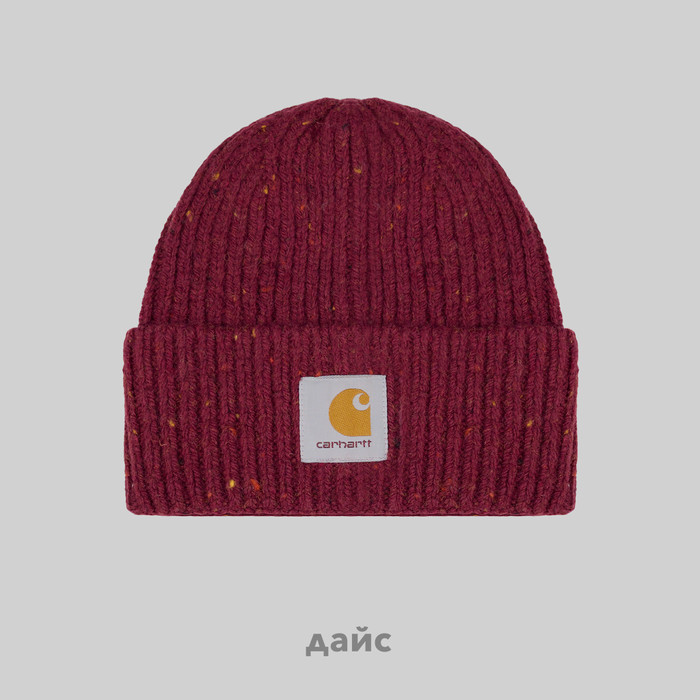 Шапка Carhartt WIP Anglistic Beanie артикул:I013193_malbec - купить в магазине Дайс
