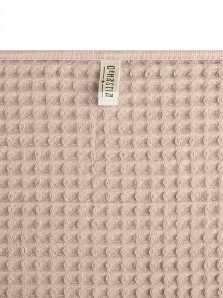 Набор полотенец вафельных 2шт DeNASTIA для бани/сауны 300gsm 70x140/50x90, 100% хлопок, бежевый