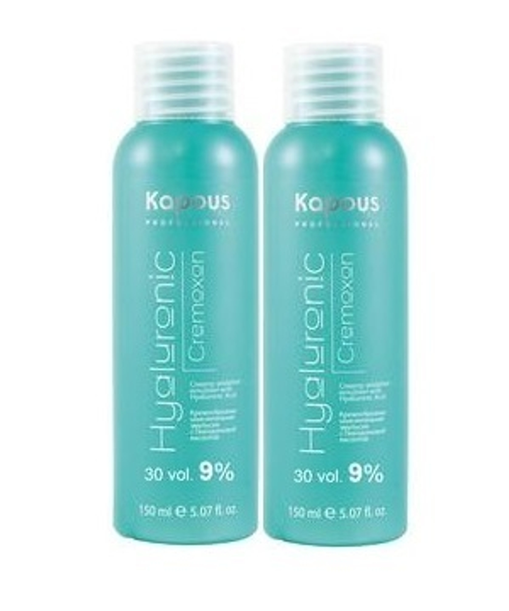 Kapous Professional Эмульсия окислительная (оксид, оксигент) Hyaluronic, 9%, кремообразная, 2*150 мл NEW