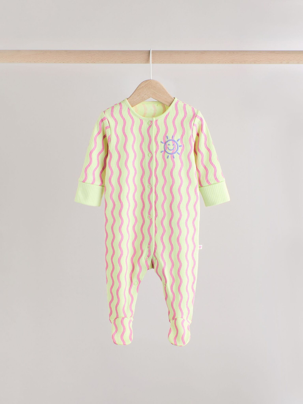 Комбинезон / Cлип для малышей Next E18-338, 3 шт., Розовый, Оранжевый, Светло-желтый