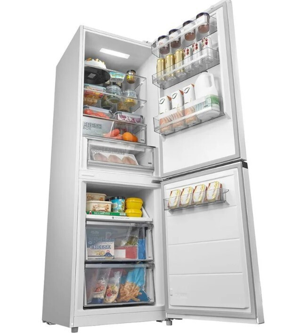 Холодильник двухкамерный Midea MDRB521MIE01OD Full No Frost, инверторный белый