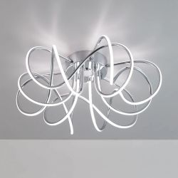 Citilux Мишель CL229161 RGB Люстра светодиодная с пультом Хром