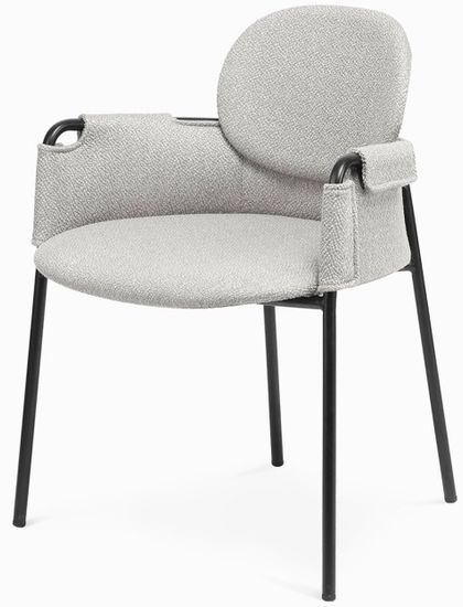 Стул Claudio Arm серая ткань
