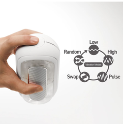 Мастурбатор Tenga Flip Zero Gravity с вибрацией, белый