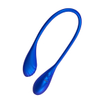 Синий двусторонний вибратор с управлением через приложение 46см ToyFa L'eroina Agamien 565003