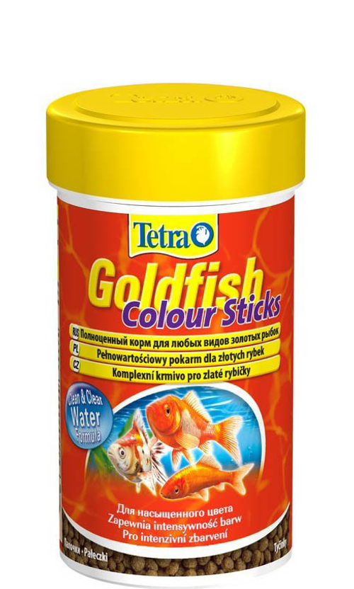 Корм для рыб TetraGoldfish Color Sticks, гранулы д/окраса золотых рыб 100мл